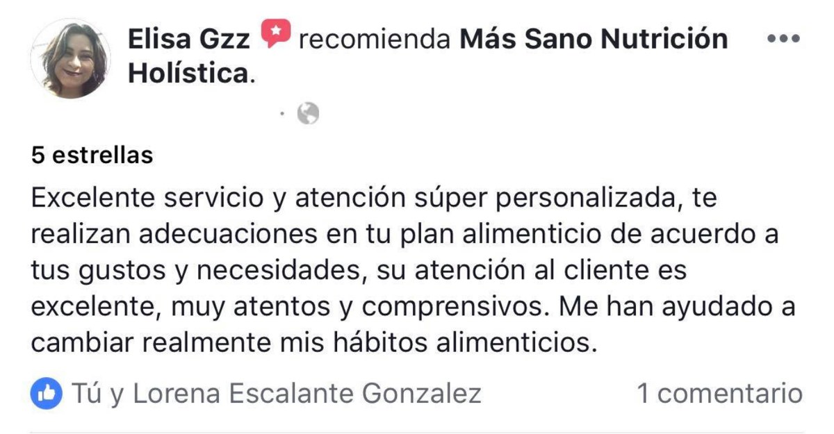 Testimonio real sobre plan personalizado y cambio de hábitos